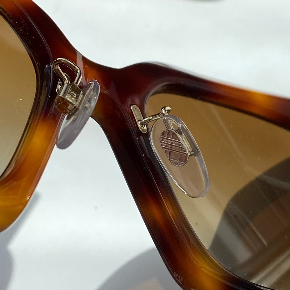 New  - Burberry Havana Brown New Be4344 3316/13 Women 4344 Sunglasses - Picture 5 of 14